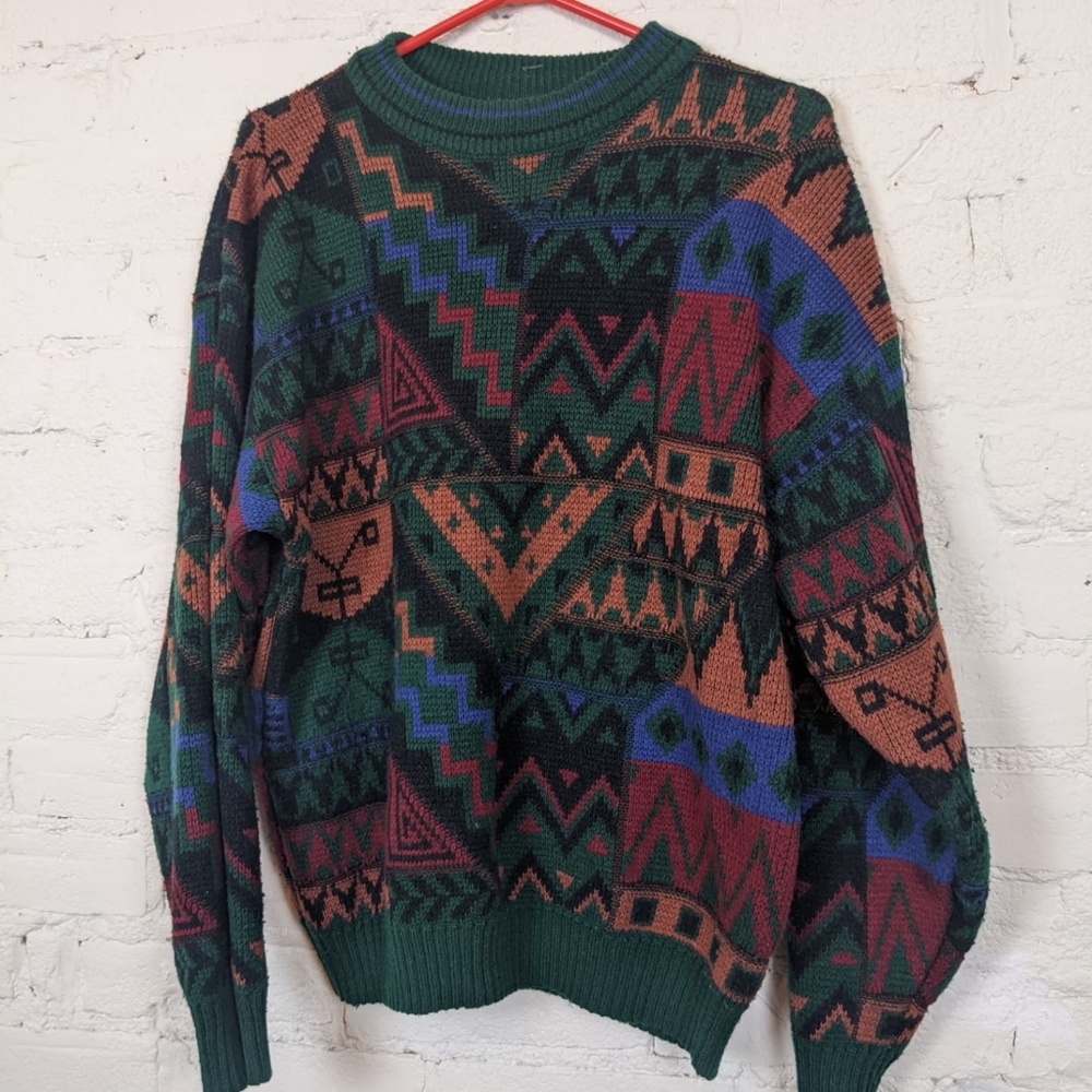 Chams Colorful Vintage Sweater